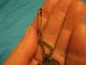 Antique Victorian Brass Mesh Coin Purse With Fob For Belt Victorian photo 4