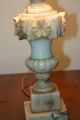 Vintage Italian Carved Marble Lamp Lamps photo 4