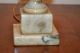 Vintage Italian Carved Marble Lamp Lamps photo 5