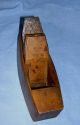 Antique Hand - Crafted Wood Block Plane With Hargraeves,  Smith And Co Blades Primitives photo 3