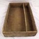 Antique Primitive Country Farmhouse Divided Wood Seed Box Crate Shelf Primitives photo 5