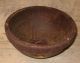 Large Brick Red & Country Star Primitive Crockery Dough Bowl Rustic Aged Finish Primitives photo 2