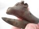 Antique England Cast Iron Cow Box Opener Metalware photo 6