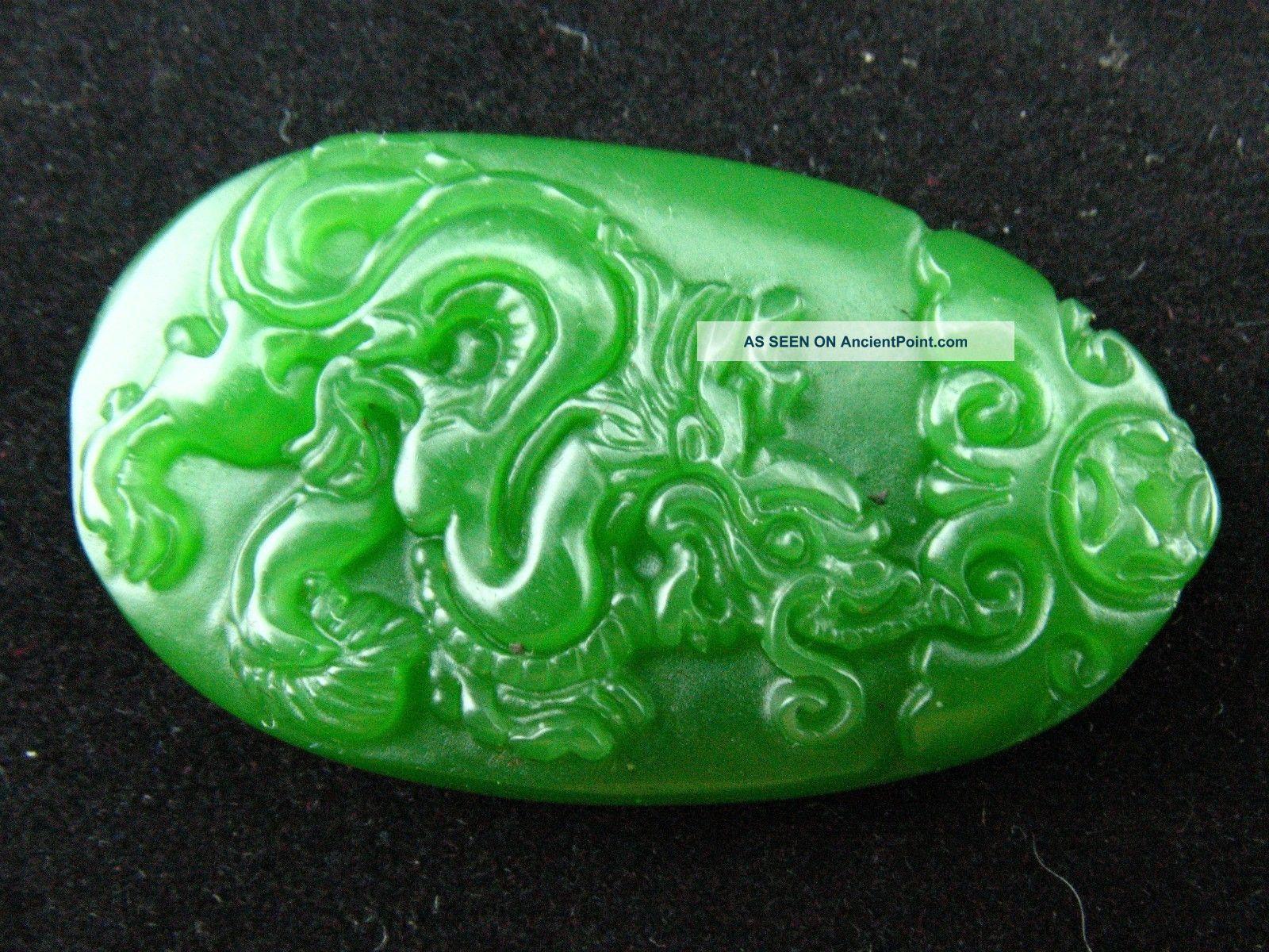 Chinese Classical Jade,  Handwork Carved,  Twelve Chinese Zodiac Dragon Pendant Amulets photo