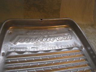 Vintage Morton Speediwash All Metal Laundry Wash Board Washing Board photo