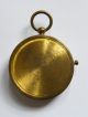 Vintage - Brass Cased Pocket Compass With Locking Stud - Germany - 2 - Circa 1930 ' S Other photo 1
