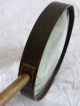 Antique - Victorian - Rare - Large Brass Framed Magnifying Glass - Circa 1880 ' S Other photo 3