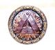 Vintage Metal Mother Of Pearl Button W/triangle,  Steel Cut Sets& Painted 1&7/16” Buttons photo 3