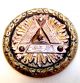 Vintage Metal Mother Of Pearl Button W/triangle,  Steel Cut Sets& Painted 1&7/16” Buttons photo 4