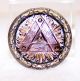 Vintage Metal Mother Of Pearl Button W/triangle,  Steel Cut Sets& Painted 1&7/16” Buttons photo 7