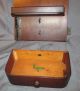 Antique Vintage Walnut Singer Electric Sewing Machine Cabinet No 47 Doors 15 - 91 Furniture photo 4