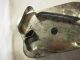 Antique Primitave Rabbit 19c Dark Tin Flat Back Cookie Cutter Folk Art Primitives photo 2