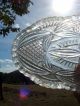 Intricate Antique Ca 1890 - 1920 ' S Cut Glass Oval Scalloped Relish Dish Dishes photo 3