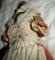 Antique 1800s - Early1900s Folk Art Doll / Thimble Holder W Box Written Note Vafo Primitives photo 11