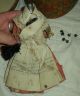 Antique 1800s - Early1900s Folk Art Doll / Thimble Holder W Box Written Note Vafo Primitives photo 3