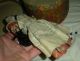 Antique 1800s - Early1900s Folk Art Doll / Thimble Holder W Box Written Note Vafo Primitives photo 5