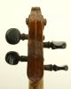 Interesting,  Old,  Antique Violin,  C.  1800,  Grafted Head,  Well Set - Up - Ready To Play String photo 6