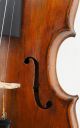 Interesting,  Old,  Antique Violin,  C.  1800,  Grafted Head,  Well Set - Up - Ready To Play String photo 7