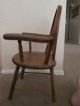 Vintage Antique Child Oak Arm Chair 1900-1950 photo 1