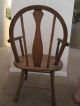 Vintage Antique Child Oak Arm Chair 1900-1950 photo 2
