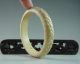 Chinese Old Hetian Jade Carved Bracelet Bangle Bracelets photo 1