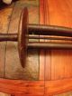 Antique Primitive Wool Spinng Wheel Wood Great Piece 29 