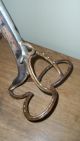 Old Folk Art Cane Stand - Lucky Clover Leaf Base - Horse Shoes & Hame Primitives photo 8