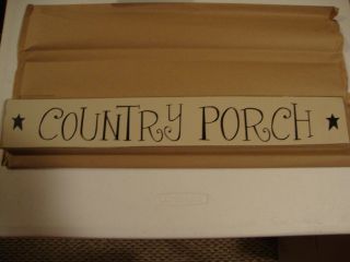 Country House Wood Sign W/stars / Country Porch / photo