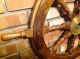 3 ' Wooden Boat Ship Steering Wheel Wheels photo 3