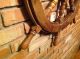 3 ' Wooden Boat Ship Steering Wheel Wheels photo 6