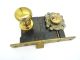 Vintage Metal Brass Russwin Door Key Lock Deadbolt Knob Architectural Hardware Other photo 3