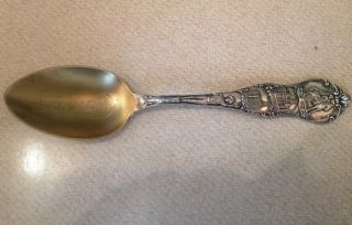 Denver,  Co Gold Vermiel Bowl Sterling Spoon By Shapard Co. photo