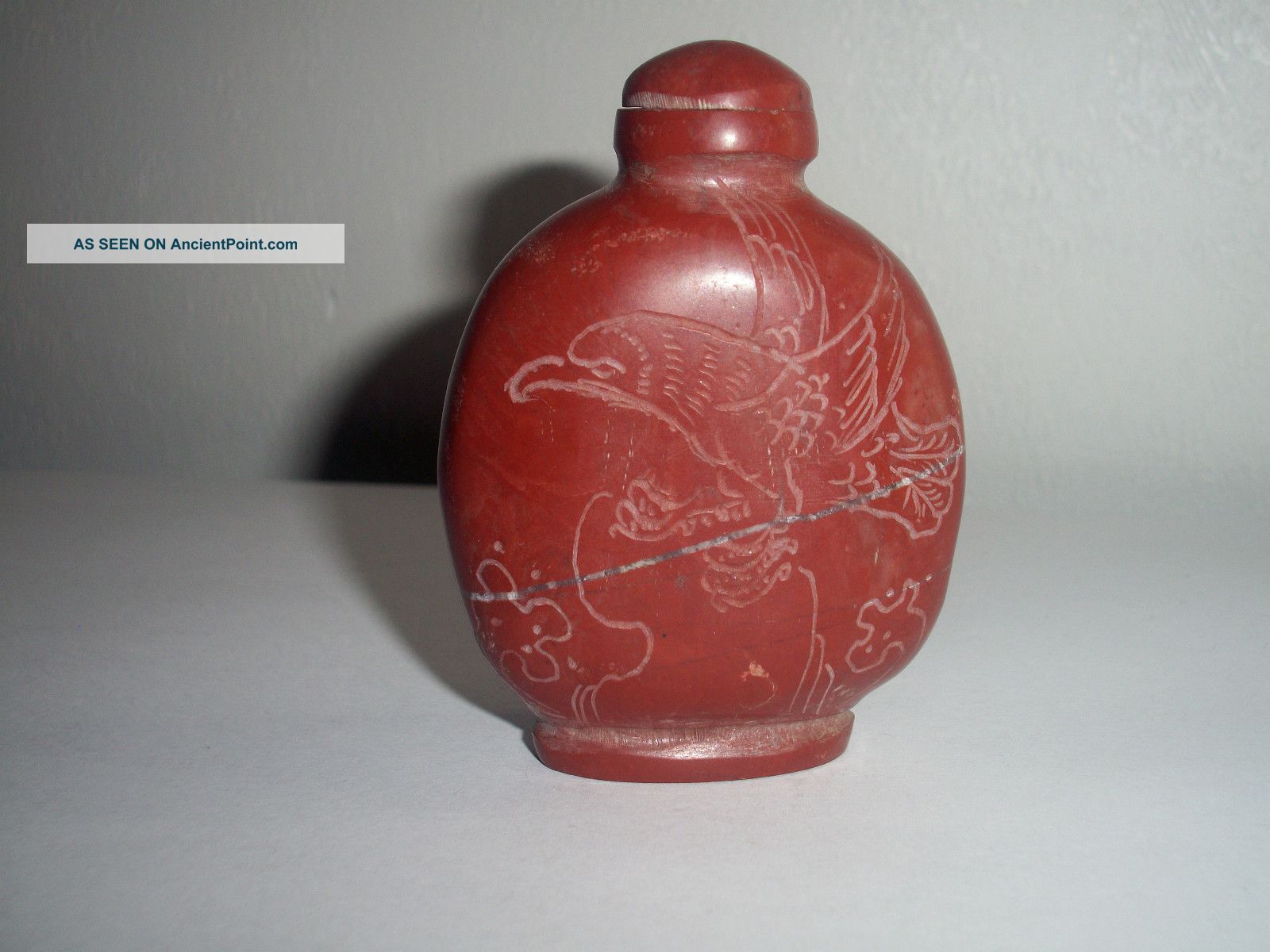 Heavy Stone - Jade ?. . .  Art Snuff Bottle Snuff Bottles photo