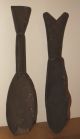 Old & Rare Dan People Pair Of Carved Wood Spoons Sculptures & Statues photo 1