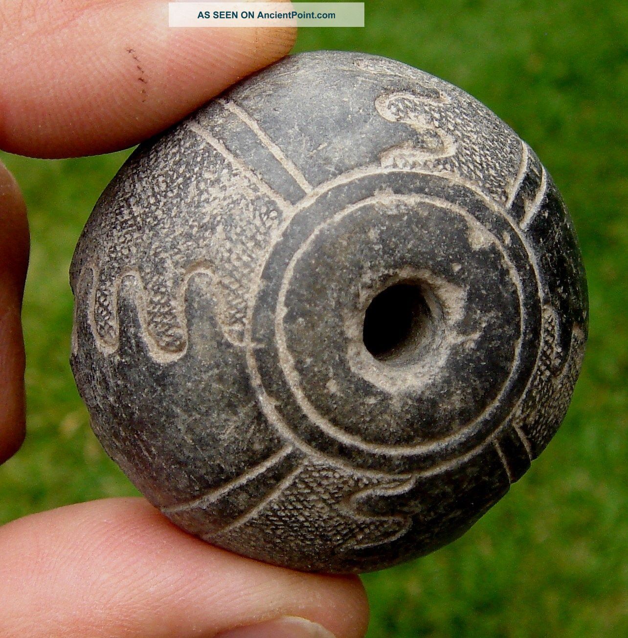 Native american spindle whorl