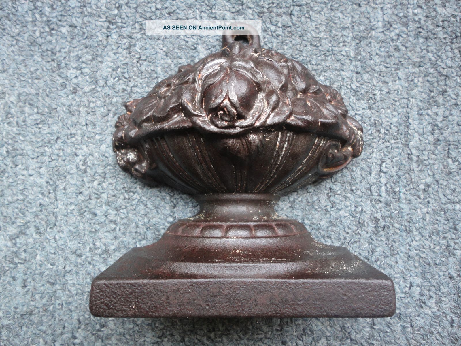 Rare Antique Cast Iron Door Stopper Metalware photo