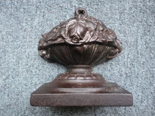 Rare Antique Cast Iron Door Stopper photo