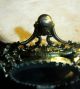 Antique Victorian French Bronze & Glass Ormolu Filigree Guilloche Casket Bevel Victorian photo 9