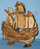 Collectible Cast Metal Doorstop Example Of 17th Century Mayflower Sailing Ship Metalware photo 2