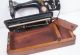 1919 Singer Beauty 128 (k) Hand Crank Sewing Machine W\case 27 127 128 Sewing Machines photo 6