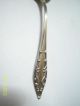 Antique Towle Essex 1890 Sterling Sugar Spoon Gold Wash 5 - 7/8 