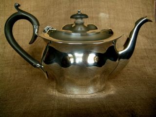 English Edwardian Sterling Bachelor ' S Teapot Birmingham 1907 photo