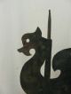 Rare 19th Century American Folk Art Sheet Metal Dragon Weathervane Ca 1880 - 1900 Primitives photo 1