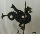 Rare 19th Century American Folk Art Sheet Metal Dragon Weathervane Ca 1880 - 1900 Primitives photo 5