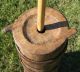 Antique Primitive Staved Wooden Butter Churn; 19th Century Staved Pine Barn Find Primitives photo 2