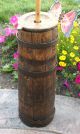 Antique Primitive Staved Wooden Butter Churn; 19th Century Staved Pine Barn Find Primitives photo 7