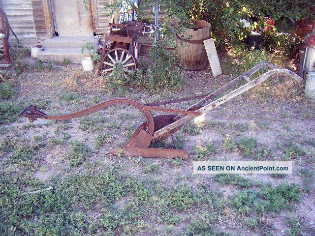 Antique John Deere 191 Beam Plow Horsedrawn Fun Yard Art Primitives photo