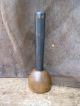 Primitive Antique Bread Board Lamp Black Milk Paint Primitives photo 5