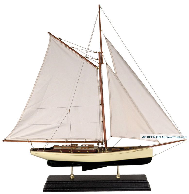  Classic Yacht Wooden Model Sailboat Authentic Models Model Ships photo
