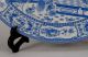 Archaize Fine Rare Blue & White Character Pattern Plate Large Qianlong Marked Plates photo 5